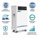 16kW 314Ah 51.2V फ्लोर-स्टैंडिंग LiFePO4 बैटरी - 3